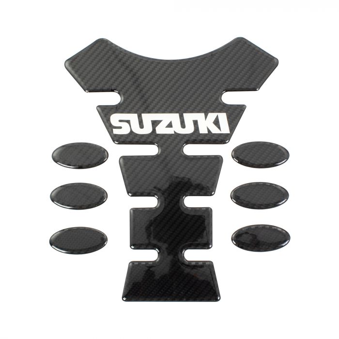 Bike It Carbon Spine Tank Pad Suzuki