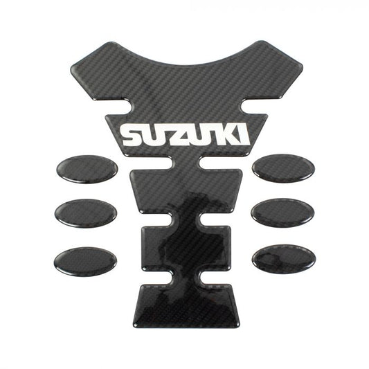 Bike It Carbon Spine Tank Pad Suzuki