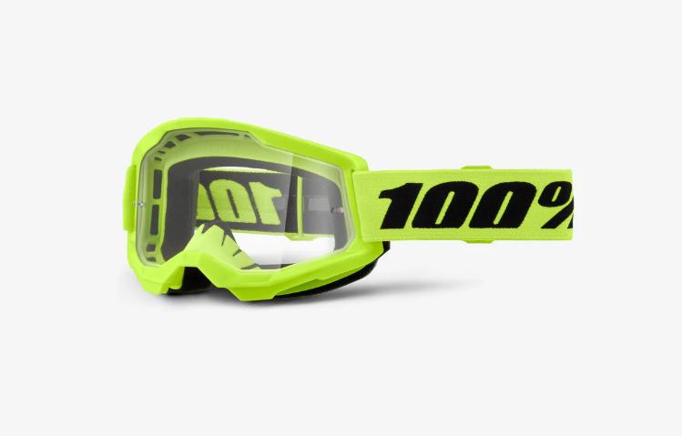 100% Strata 2 Goggle Fluo Yellow