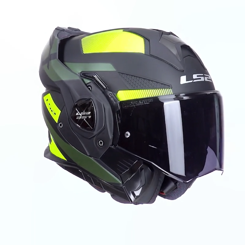 LS2 Advant X FF901 Nova Matt Black H-V Yellow