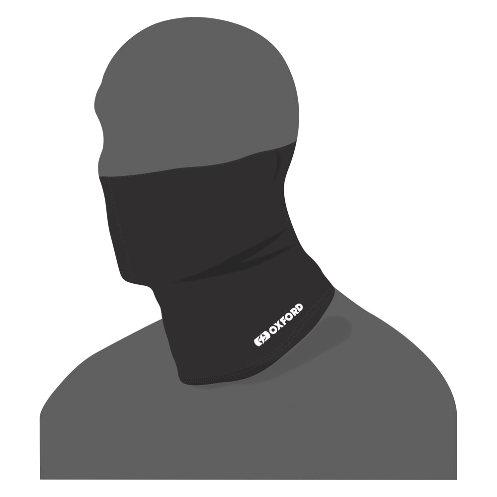 Oxford Neck Tube Fleece - Black