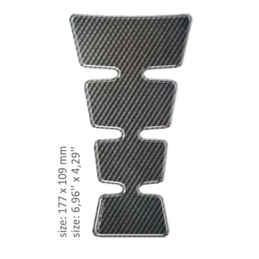 ONEDESIGN UNIVERSAL TANK PAD - GLOSS GRAY - CARBON DESIGN