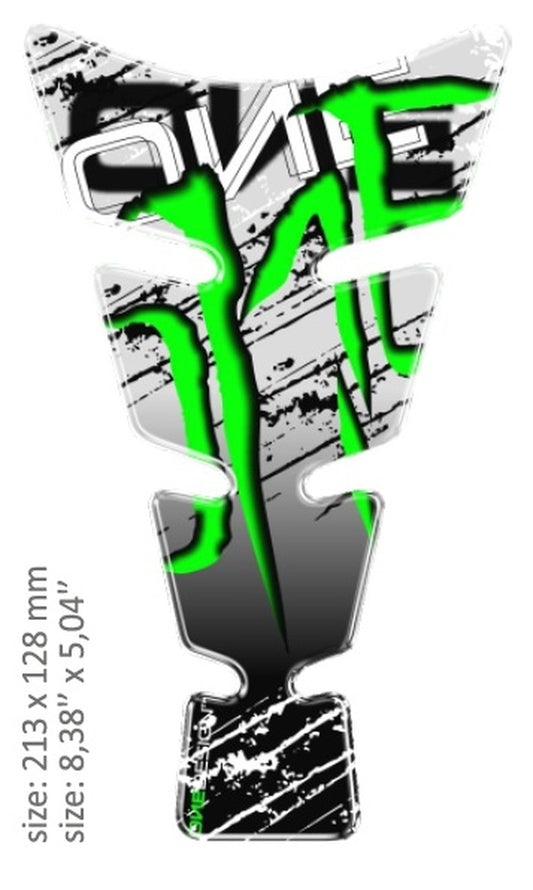 Resin/Soft Touch Tank Pad - Energy Green